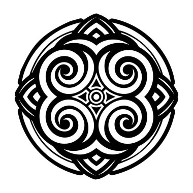 koru sembolünün doldurulmuş biçim simgesi