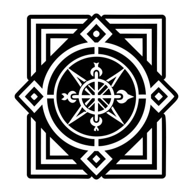 Tarot kartı tasvir eden bir kabartma biçimi simgesi