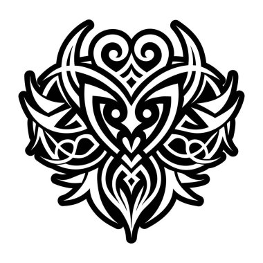 Glyph simgesi kadınsı antik bir dövme tasvir ediyor