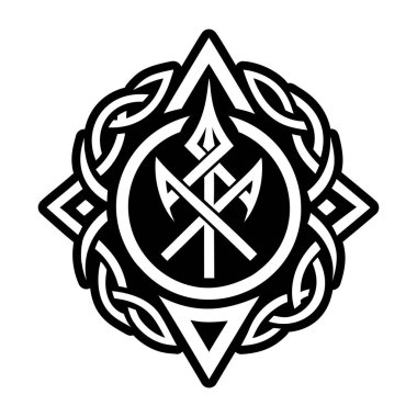 kabile tasarımı. El çizimi vektör çizimi. etnik tarz