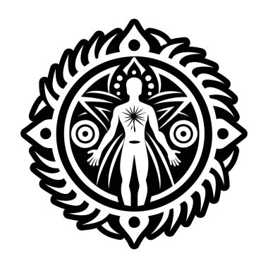 Gözlü kabile dövmesi, vektör sanatı