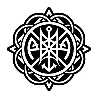 Dolu biçimdeki Göksel Rün simgesi