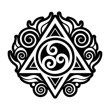 Hava sembolünün katı bir biçim simgesi