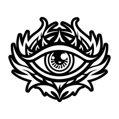 Ejder gözü simgesi tam biçimli
