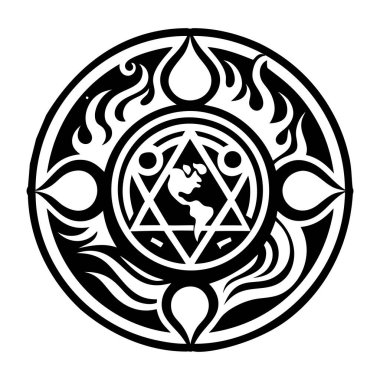 Katı biçimde element toprak simgesi