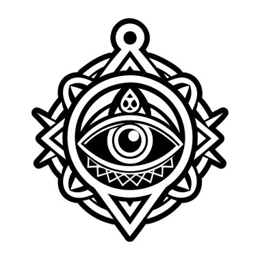 Kem göz simgesi simgesi tam biçimi