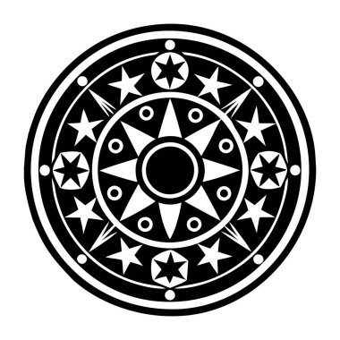 Sihirli çember sembolünün bir simgesi.