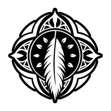 Tüylü dövmenin katı bir simgesi