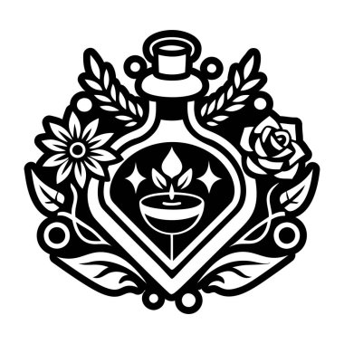 Sembol biçiminde iksir dövme simgesi