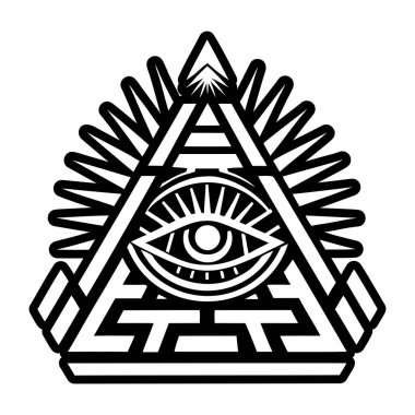 Providence göz simgesi glifli