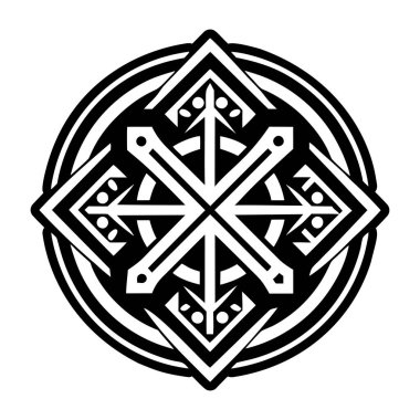 Kabartma biçiminde berraklık dövmesi simgesi