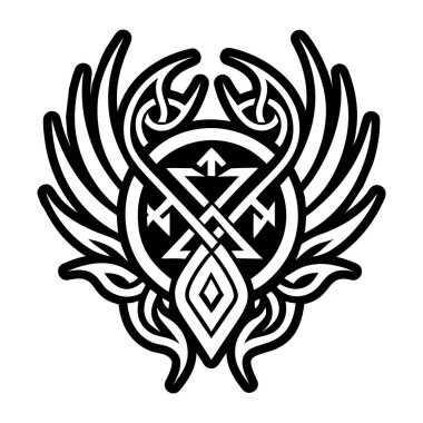 Anka dövmesinin doldurulmuş bir simgesi