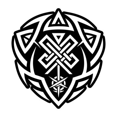 Savaşçı mührünün doldurulmuş bir simgesi.