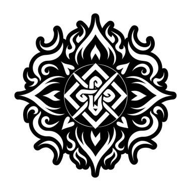 Duman mührü simgesi glifte