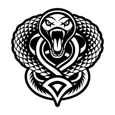 Yılan sembolü simgesi tam biçiminde