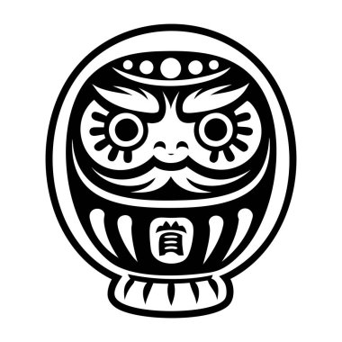 Doldurulmuş Daruma bebek simgesi