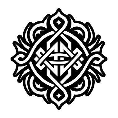 Kelt düğümünün vektör çizimi