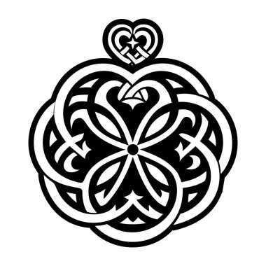 Yonca dövmesinin katı bir simgesi.