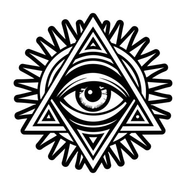 Kem göz simgesi simgesi katı biçimde