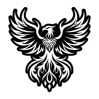 Anka kuşu sembolünün katı bir simgesi