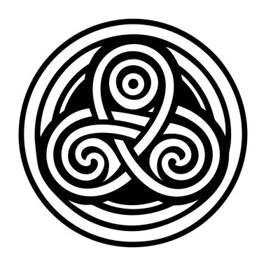 Üç yüzlü dövmenin doldurulmuş bir simgesi