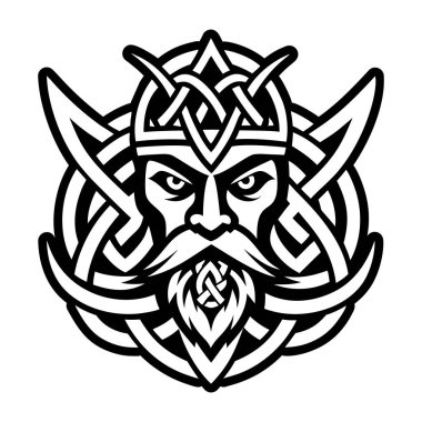 Savaşçı dövme simgesi tam stil