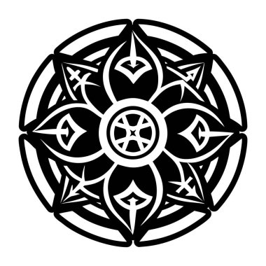 Kabartma biçiminde element dairesi simgesi