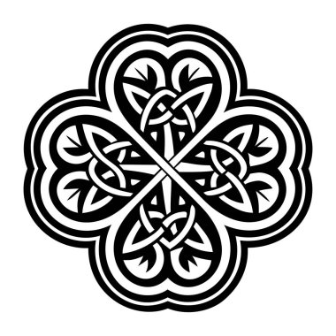 Yonca yaprağı simgesi biçiminde