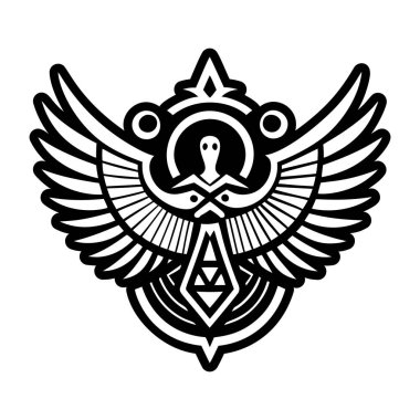 IŞİD dövme sembolünün sembolü.