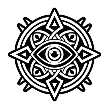 Odin göz sembolünün tam biçimli simgesi