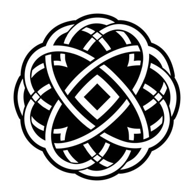 Kabartma biçiminde düğüm simgesi simgesi