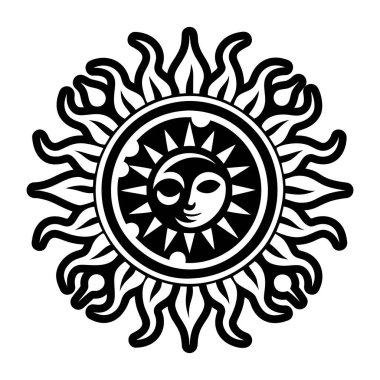 Ay dövmesi sembolünün sembolü.