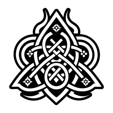 İlahi düğüm simgesi tam biçimli simgesi