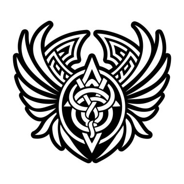 Valkyrie kanat simgesi tam biçimli