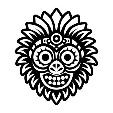 Taino caciques dövme simgesi glifli