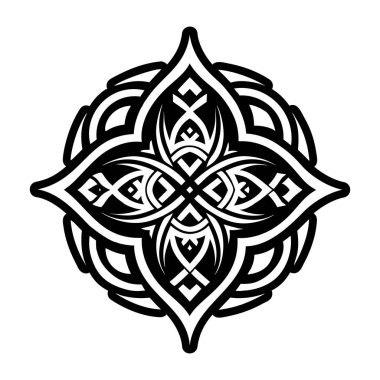 Bir taino sembolünü tasvir eden katı biçim simgesi