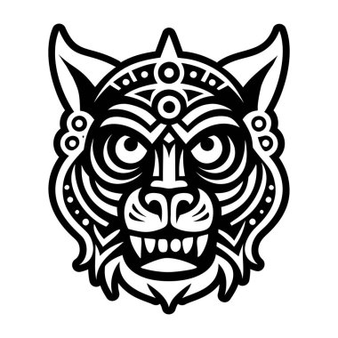 Bir taino koruyucu hayvan ikonu dolduruldu