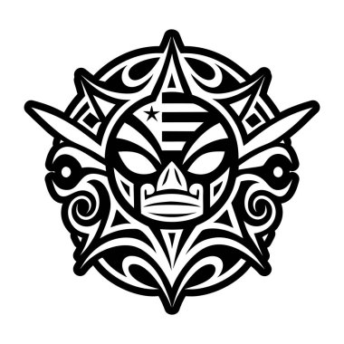 Puerto maskesi sembolü.