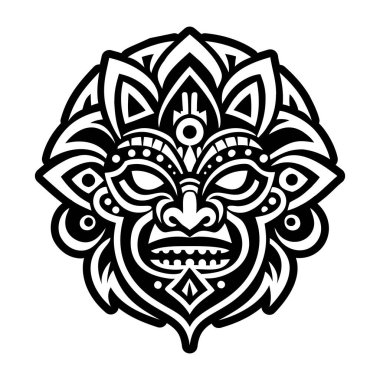 Puerto kültür maskesi, katı biçim simgesi