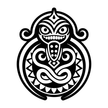 Yılan taino dövmesi, şekil simgesi