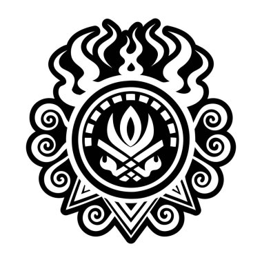 Sembolü kutsal ateş sembolü biçiminde