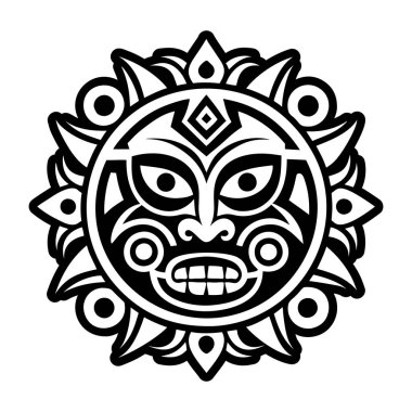 Taino areytos dövme simgesi