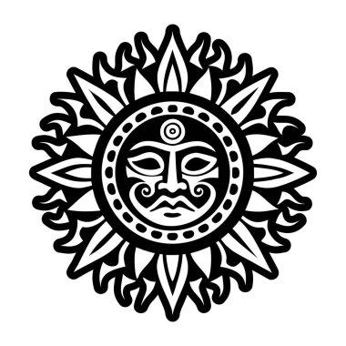 Taino gündoğumu motifi, glyph simgesi
