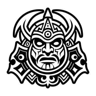 Taino savaşçı sembolü, katı stil simgesi