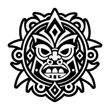 Taino zemi maskesi, kabartma biçimi simgesi