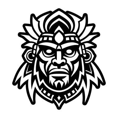 Taino kabile şefi, portre simgesi.