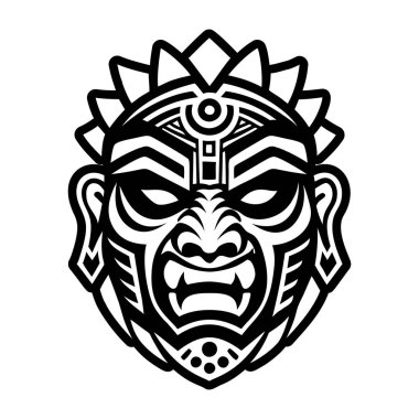 Taino tarihi savaşçı, sembol.