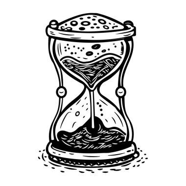 Eski bir kum saati simgesi