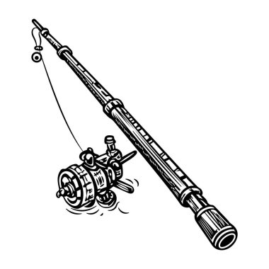 Olta kamışının kusurlu bir simgesi.