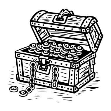 Eski tarz hazine sandığı simgesi